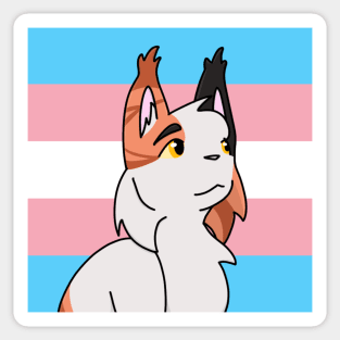 Trans Redtail Sticker